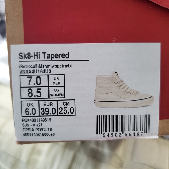 Vans Sk8-HI Tapered Retrocali (CL) - Picture 2 of 14